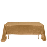 Sequin 60"x126" Rectangle Tablecloth Gold - Glittering Finish for Vibrant Celebrations