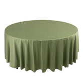 Scuba Round 108" Tablecloth Dusty Sage Green - Wrinkle Free & Stain Resistant Table Cover