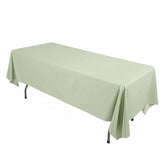 Scuba Rectangular 60"x102" Tablecloth Sage Green - Wrinkle Free & Stain Resistant Table Cover