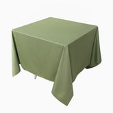Scuba Square 70"x70" Tablecloth Dusty Sage Green - Wrinkle Free & Stain Resistant Table Cover