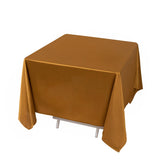 Scuba Square 70"x70" Tablecloth Shimmer Gold - Wrinkle Free & Stain Resistant Table Cover