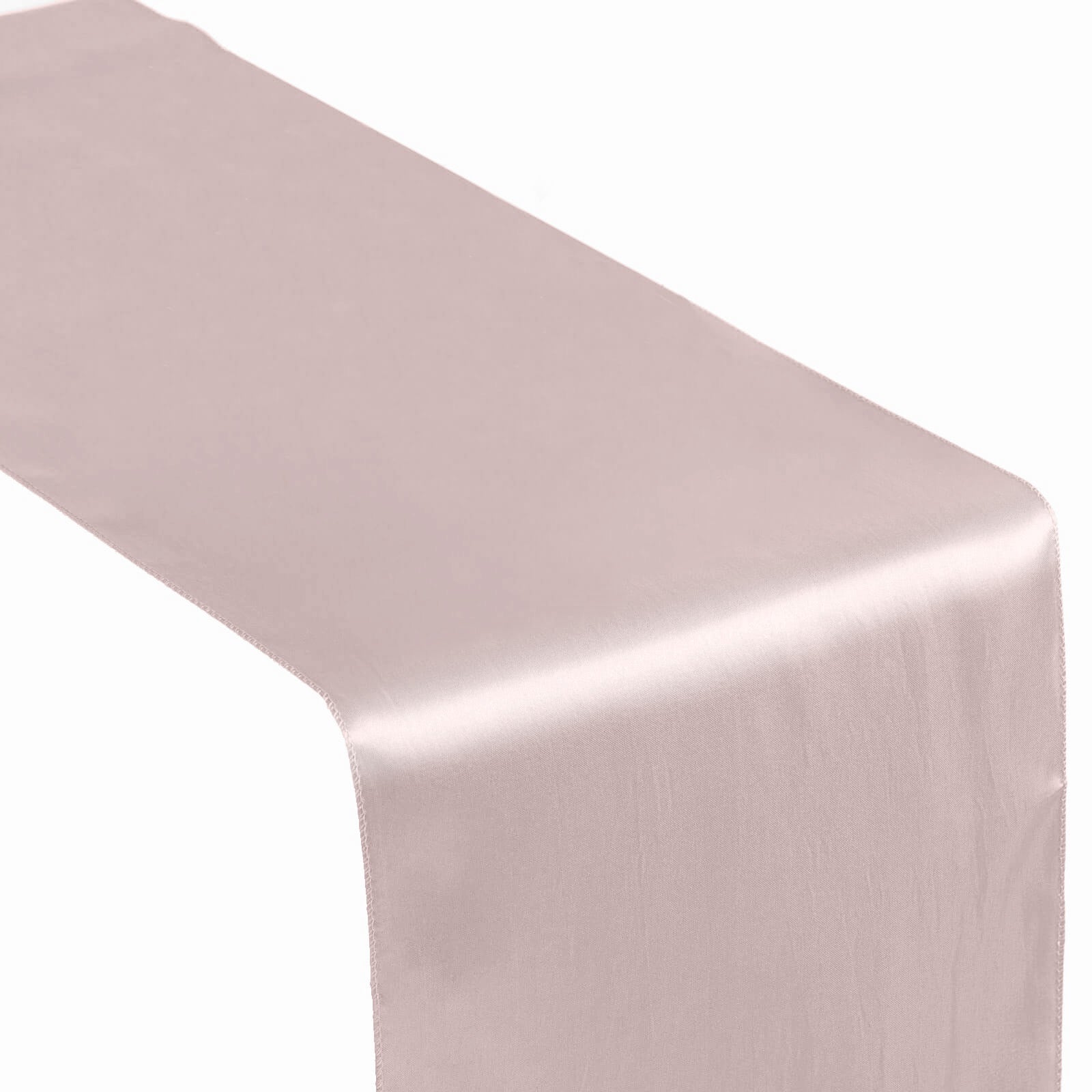 Satin 12"x108" Table Runner Blush - Stylish Table Linen