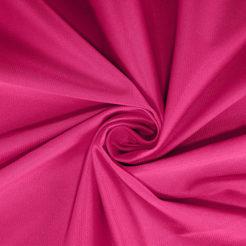 Scuba Round 120" Tablecloth Fuchsia - Wrinkle Free & Stain Resistant Seamless Table Cover