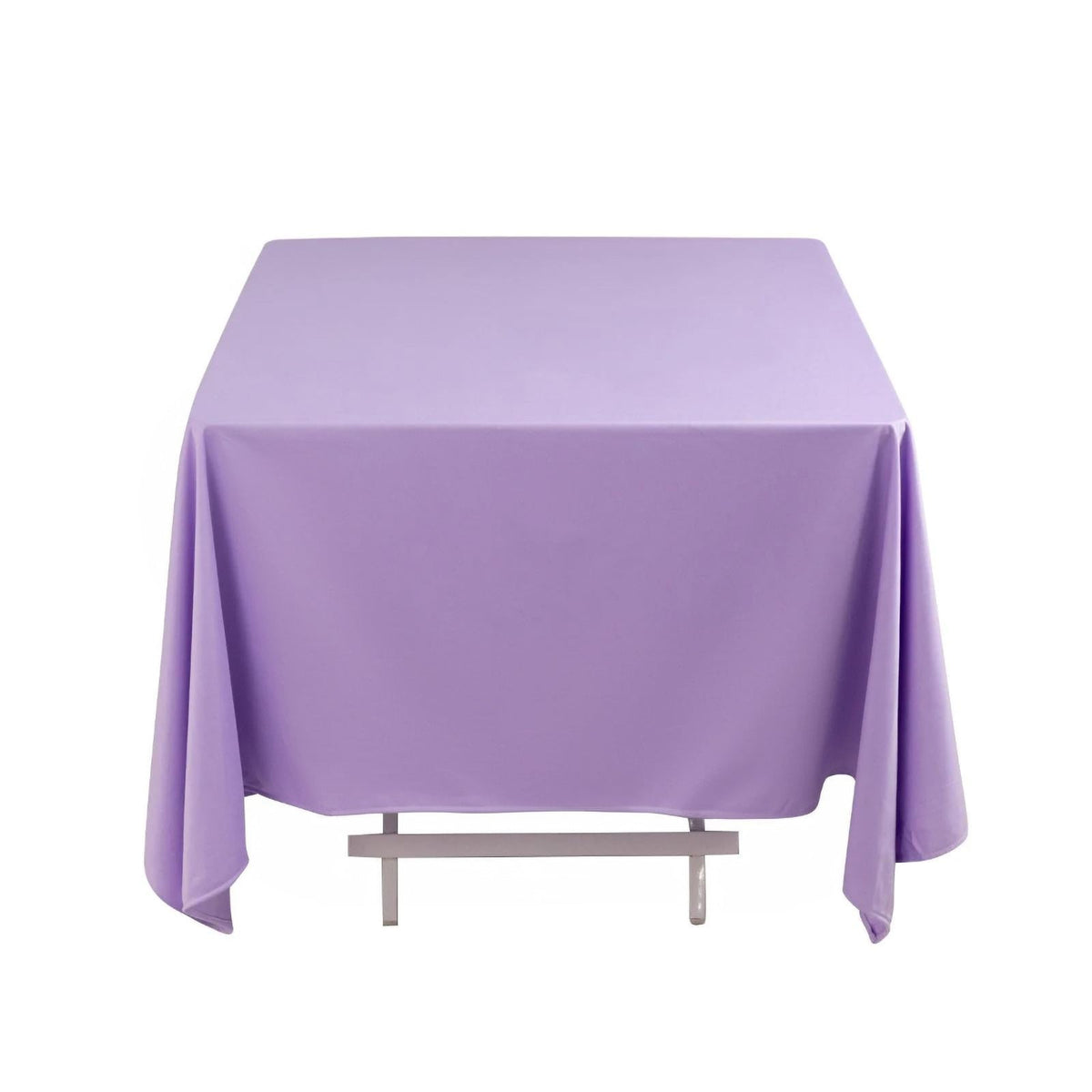 Scuba Square 70"x70" Tablecloth Lavender Lilac - Wrinkle Free & Stain Resistant Table Cover
