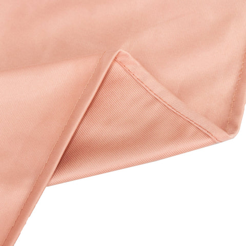 Scuba Rectangular 90"x132" Tablecloth Dusty Rose - Wrinkle Free, Stain Resistant & Seamless Table Cover