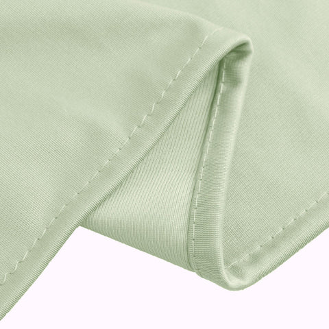 Scuba Round 90" Tablecloth Sage Green - Wrinkle Free & Stain Resistant Table Cover