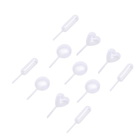 Set of 150 Plastic Dessert Topper Pipette Infusers Clear for Desserts & Drinks 4ml