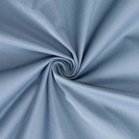 Scuba Round 132" Tablecloth Dusty Blue - Wrinkle Free & Stain Resistant Seamless Table Cover