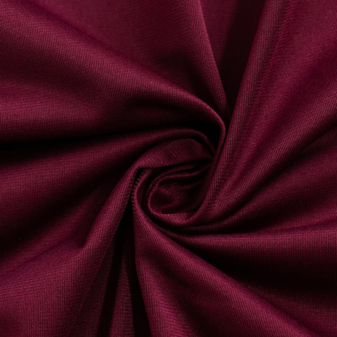 Scuba Round 70" Tablecloth Burgundy - Wrinkle Free & Stain Resistant Table Cover