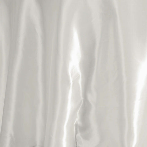 Satin 120" Round Tablecloth Ivory - Stylish Seamless Table Cover