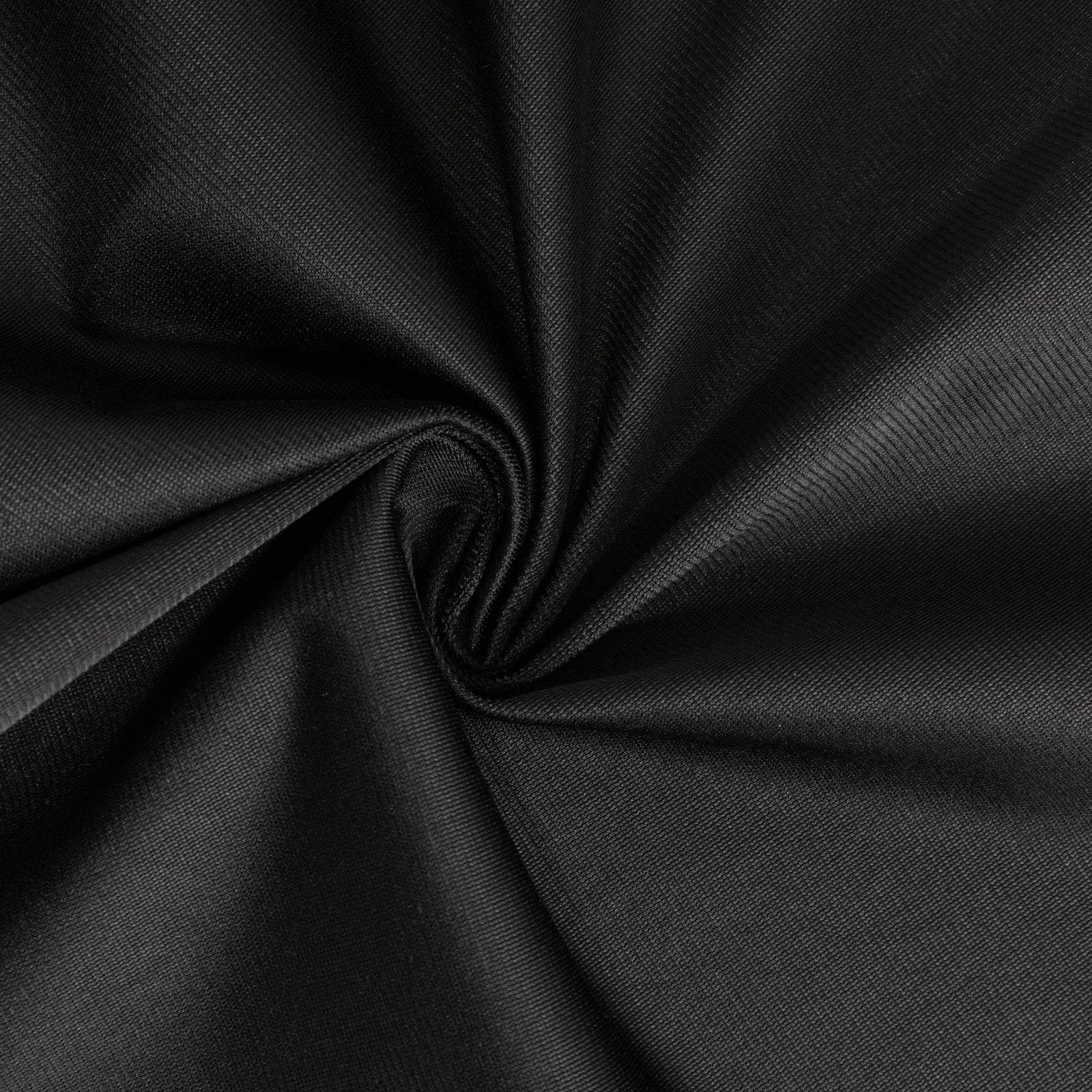 Scuba Polyester 36"x72" Wide Table Runner Black - Wrinkle-Free Trade Show Table Linen