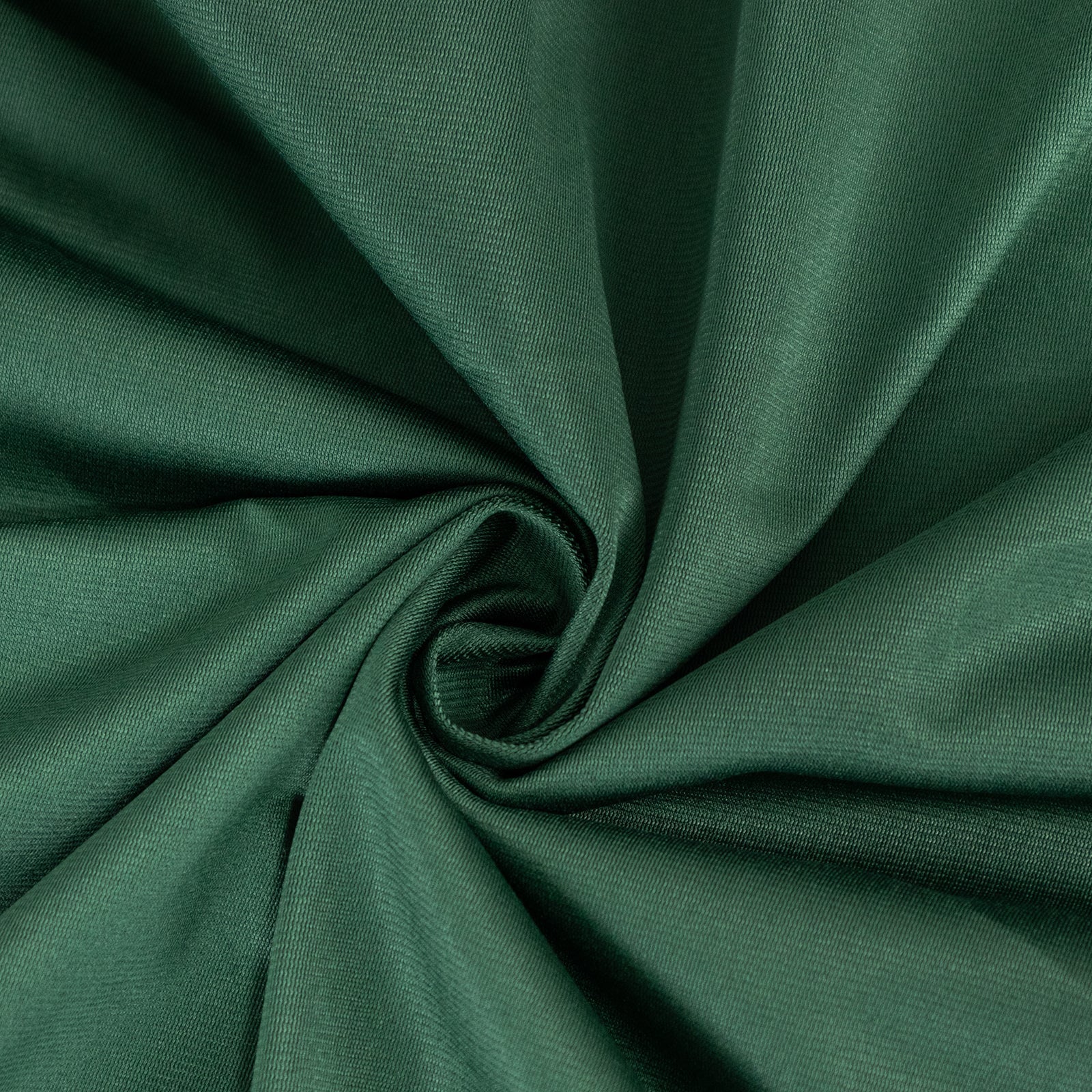 Scuba Round 108" Tablecloth Hunter Emerald Green - Wrinkle Free & Stain Resistant Table Cover