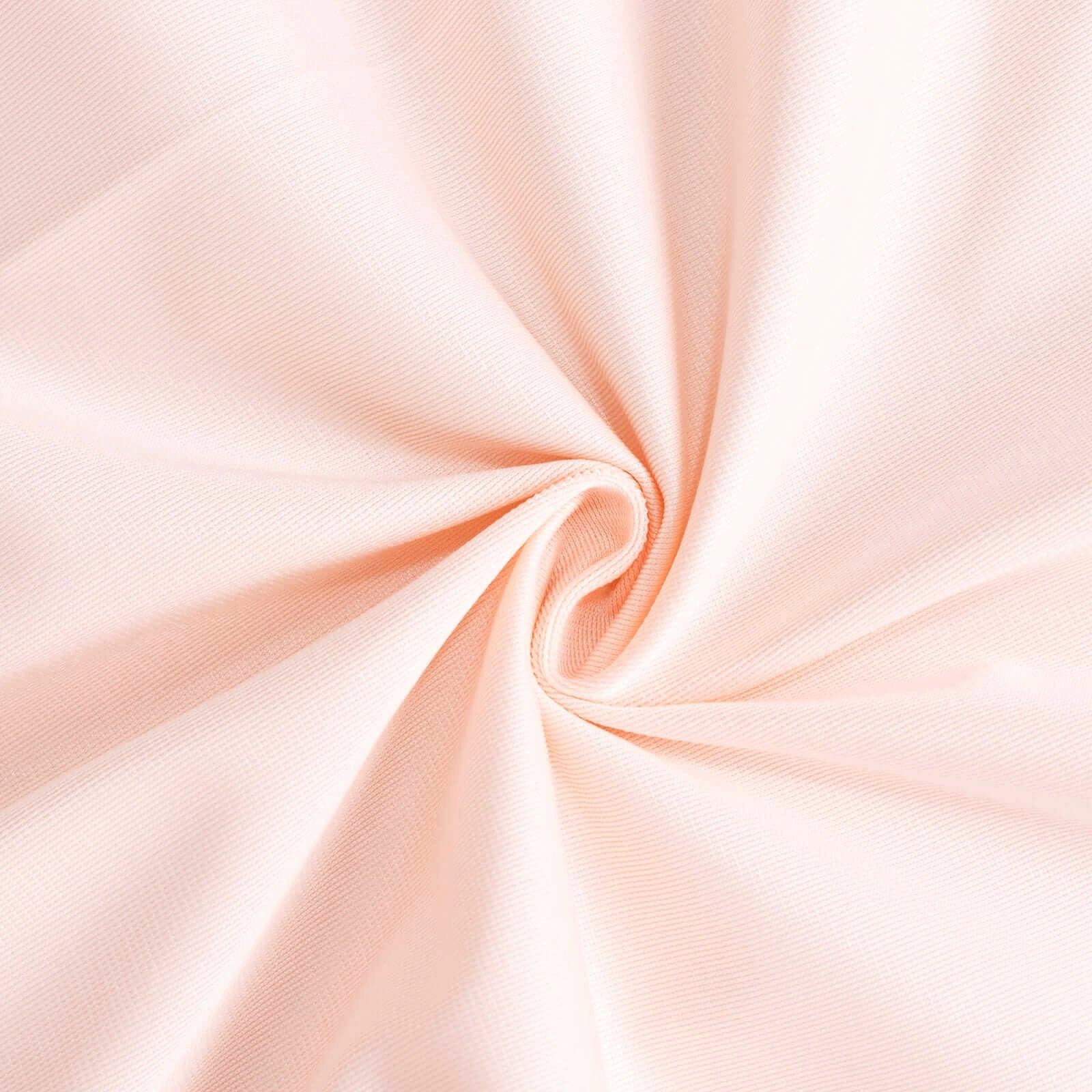 Scuba Rectangular 90"x156" Tablecloth Blush - Wrinkle Free, Stain Resistant & Seamless Table Cover