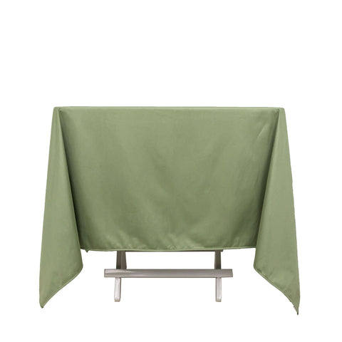 Scuba Square 70"x70" Tablecloth Dusty Sage Green - Wrinkle Free & Stain Resistant Table Cover