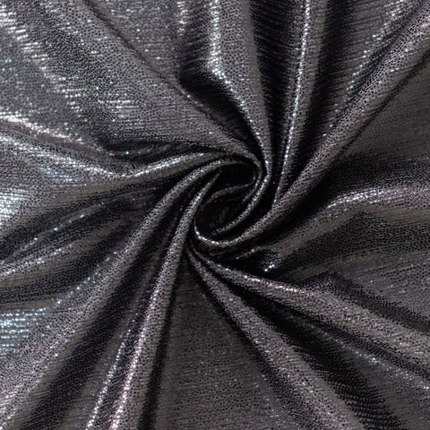 Sequin Dots Polyester 60"x126" Rectangle Tablecloth Shimmering Black - Wrinkle Free & Sparkling Table Cover