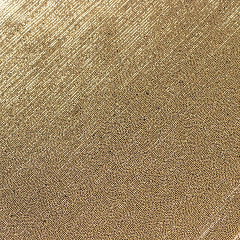 Sequin Dots Polyester 60"x126" Rectangle Tablecloth Shimmering Antique Gold - Wrinkle Free & Sparkling Table Cover