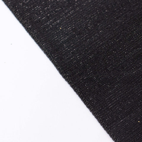 Sequin Dots Polyester 60"x126" Rectangle Tablecloth Shimmering Black - Wrinkle Free & Sparkling Table Cover