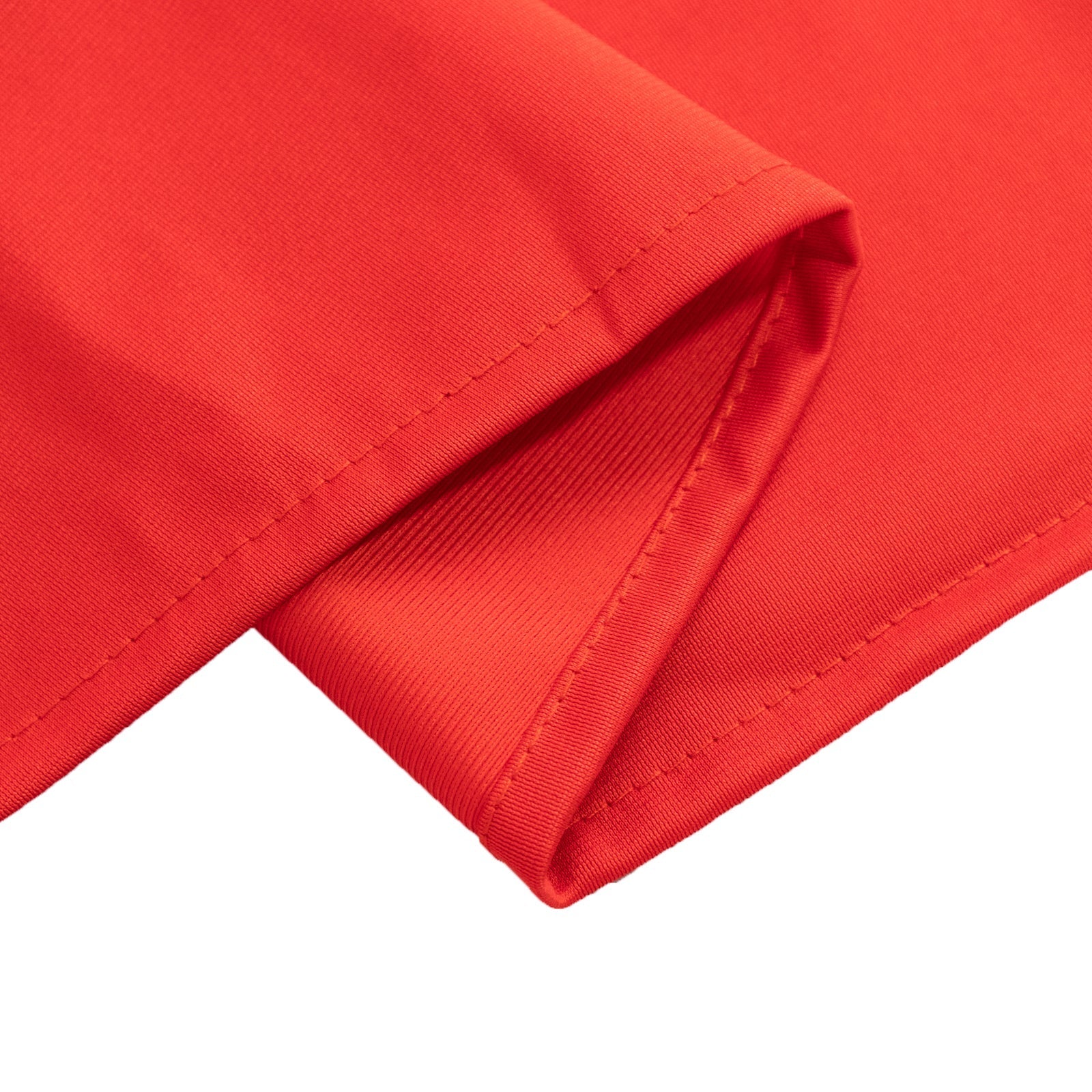 Scuba Round 90" Tablecloth Red - Wrinkle Free & Stain Resistant Table Cover
