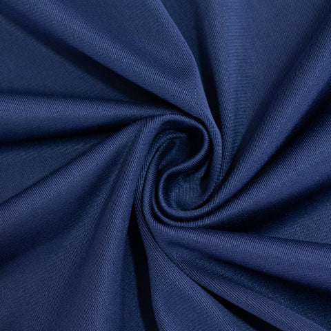 Scuba Polyester 36"x72" Wide Table Runner Navy Blue - Wrinkle-Free Trade Show Table Linen