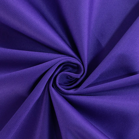 Scuba Round 90" Tablecloth Purple - Wrinkle Free & Stain Resistant Table Cover