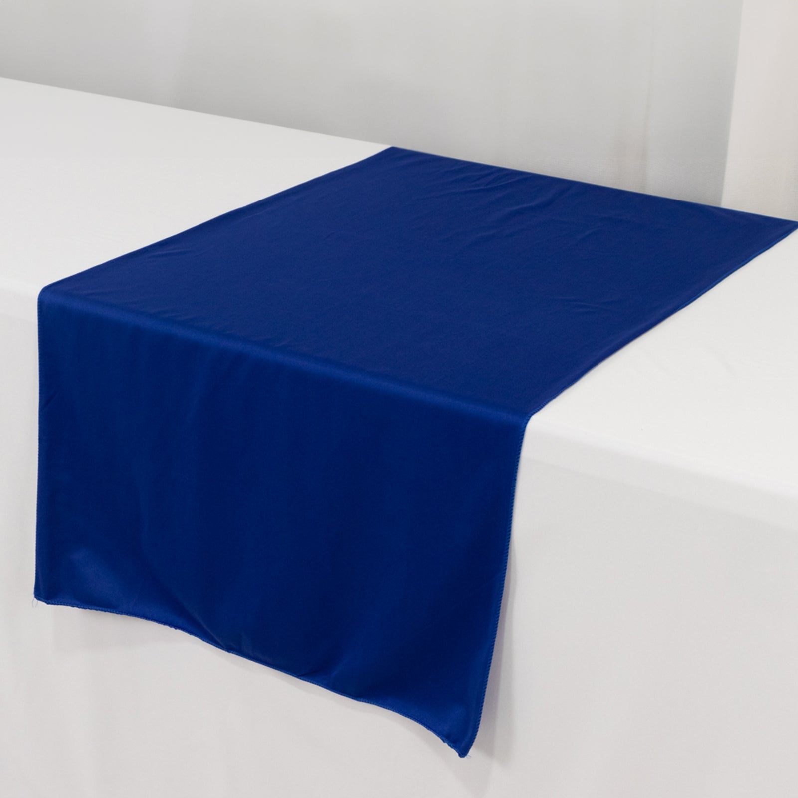 Scuba Polyester 24"x72" Wide Table Runner Royal Blue - Wrinkle-Free Table Linen
