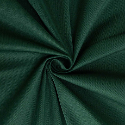 Scuba Rectangular 90"x132" Tablecloth Hunter Emerald Green - Wrinkle Free, Stain Resistant & Seamless Table Cover