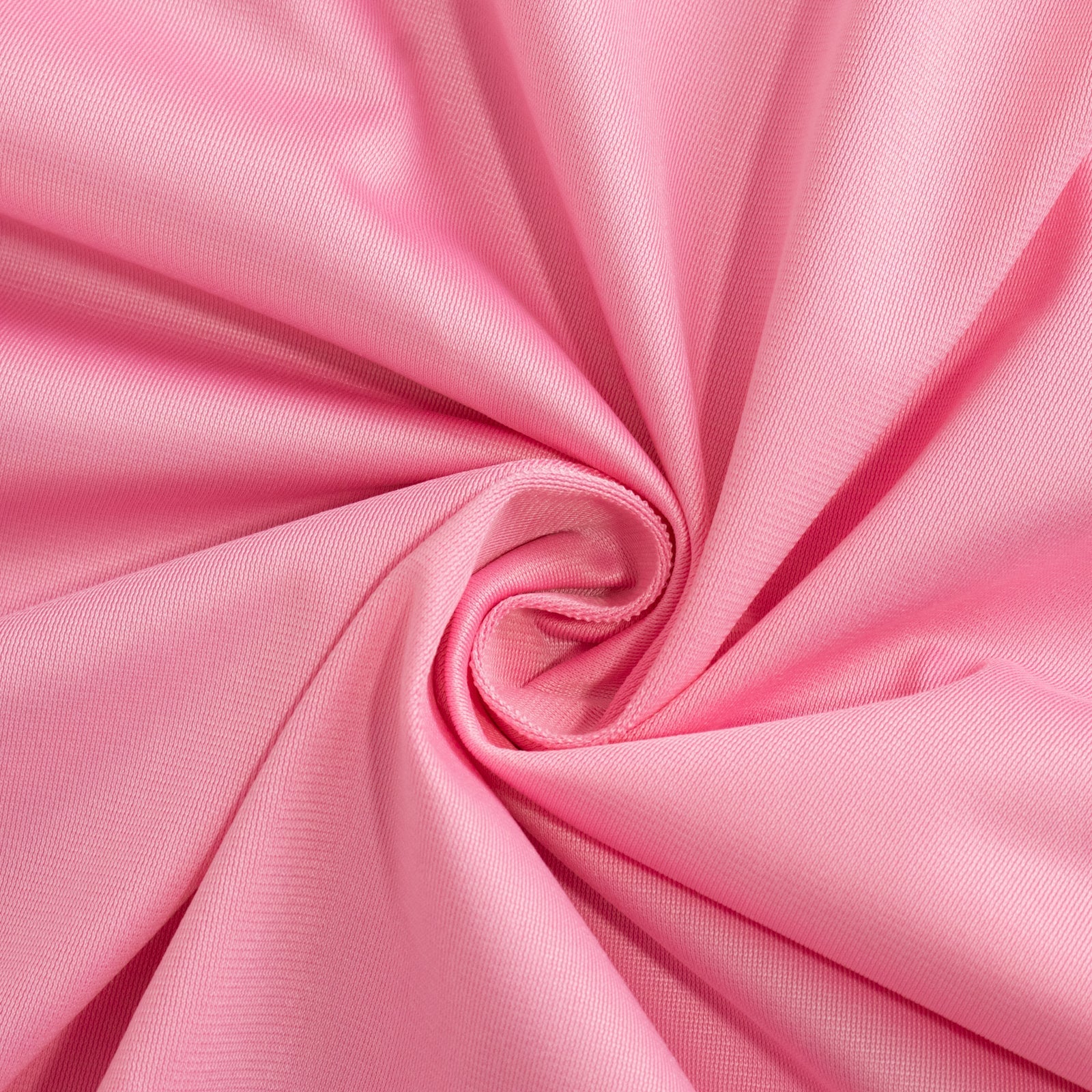 Scuba Round 90" Tablecloth Pink - Wrinkle Free & Stain Resistant Table Cover