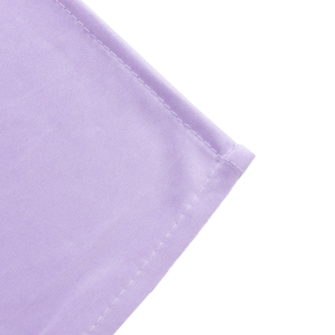 Scuba Rectangular 90"x156" Tablecloth Lavender Lilac - Wrinkle Free, Stain Resistant & Seamless Table Cover