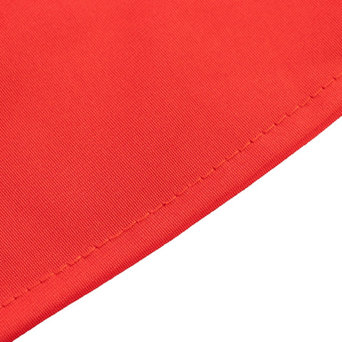 Scuba Round 90" Tablecloth Red - Wrinkle Free & Stain Resistant Table Cover