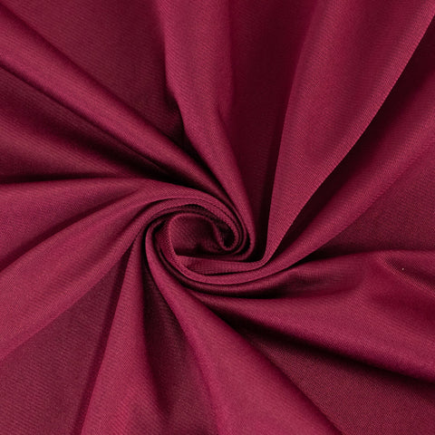 Scuba Round 108" Tablecloth Burgundy - Wrinkle Free & Stain Resistant Table Cover