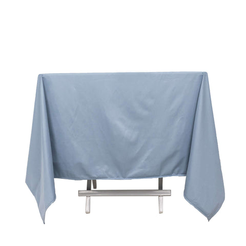 Scuba Square 70"x70" Tablecloth Dusty Blue - Wrinkle Free & Stain Resistant Table Cover