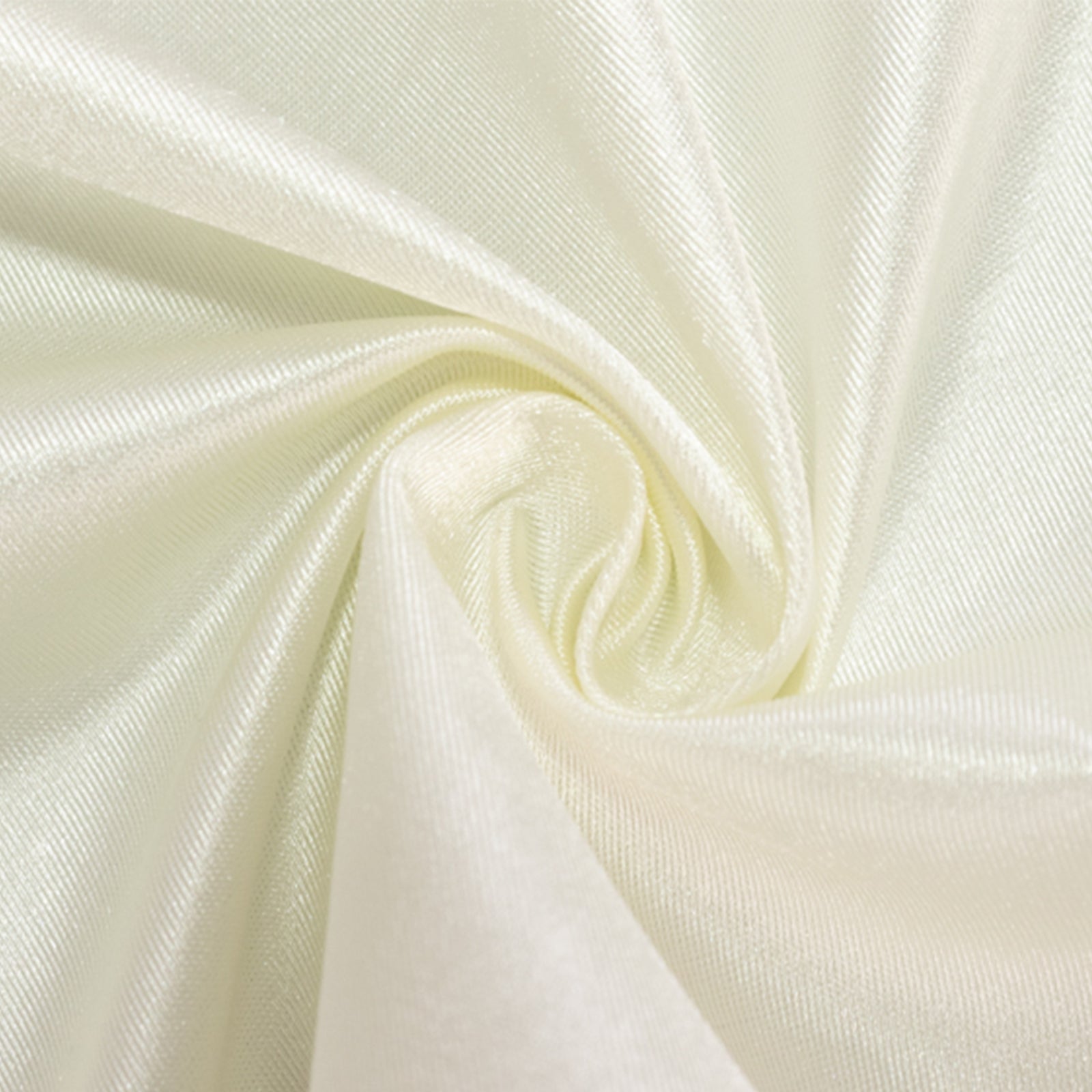 Scuba Rectangular 60"x102" Tablecloth Shimmering Pearl White - Wrinkle Free & Stain Resistant Table Cover