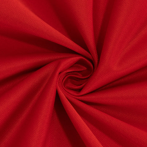 Scuba Polyester 36"x72" Wide Table Runner Red - Wrinkle-Free Trade Show Table Linen