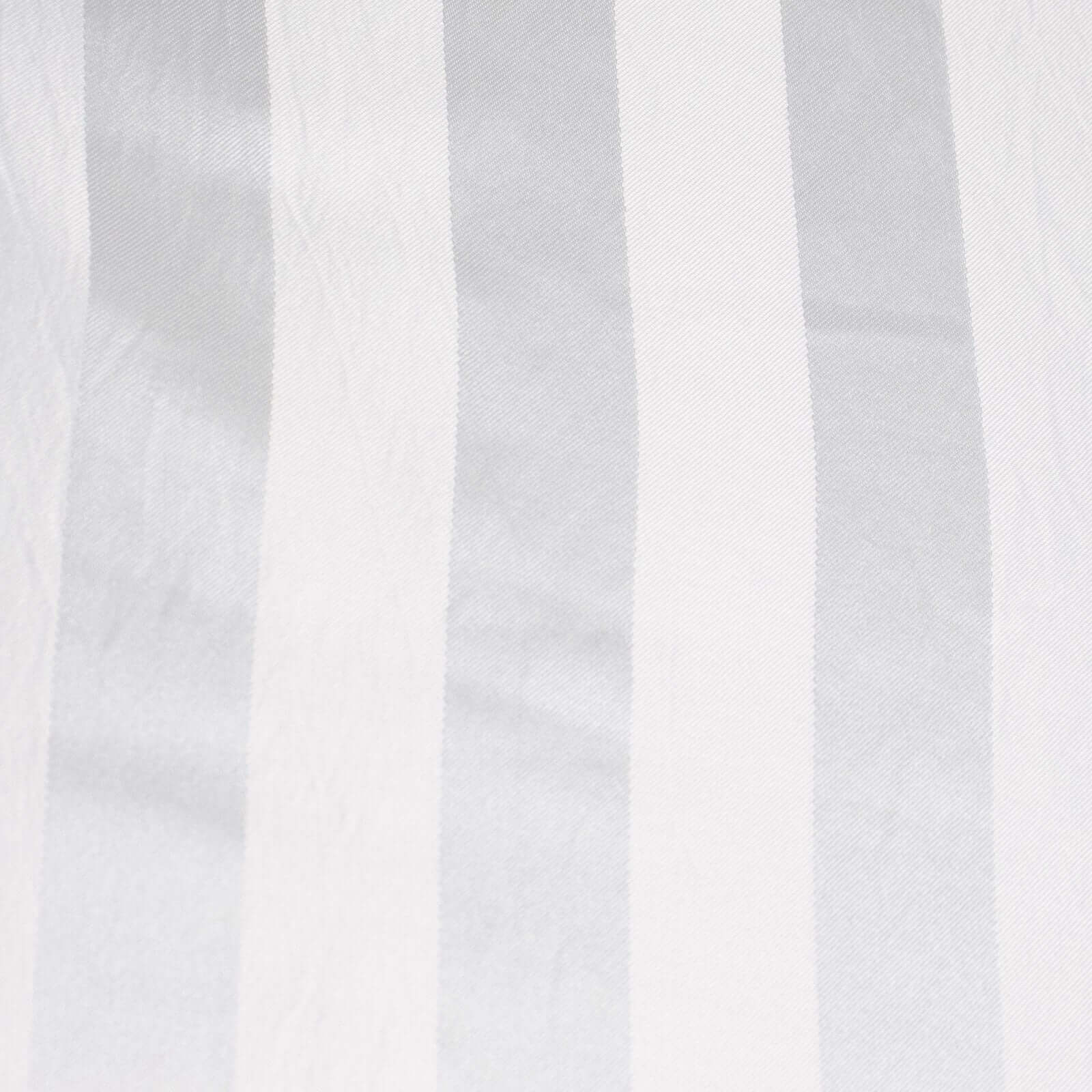 Satin 12"x108" Table Runner White - Stripe Classic Wedding & Event Table Decor
