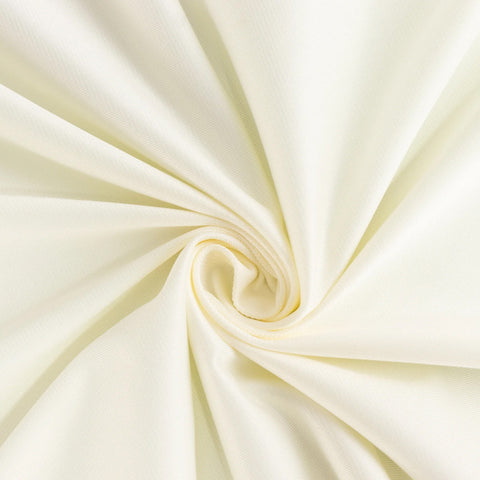 Scuba Round 70" Tablecloth Ivory - Wrinkle Free & Stain Resistant Table Cover