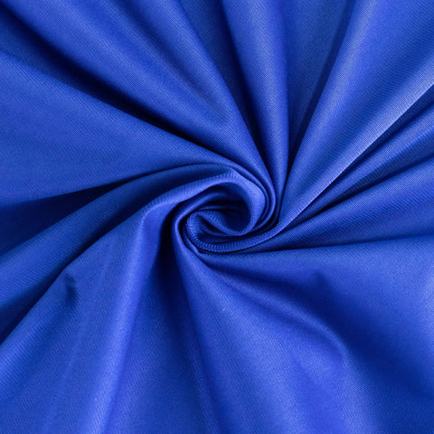 Scuba Round 120" Tablecloth Royal Blue - Wrinkle Free & Stain Resistant Seamless Table Cover