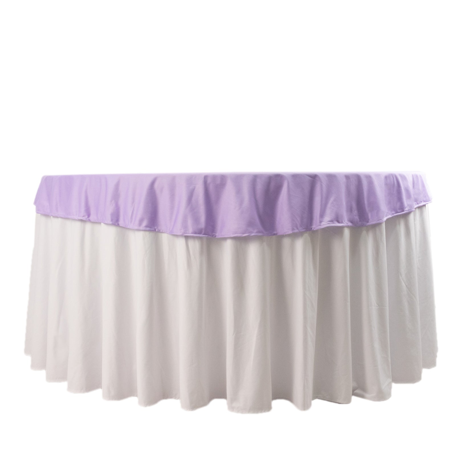 Scuba Round 70" Tablecloth Lavender Lilac - Wrinkle Free & Stain Resistant Table Cover