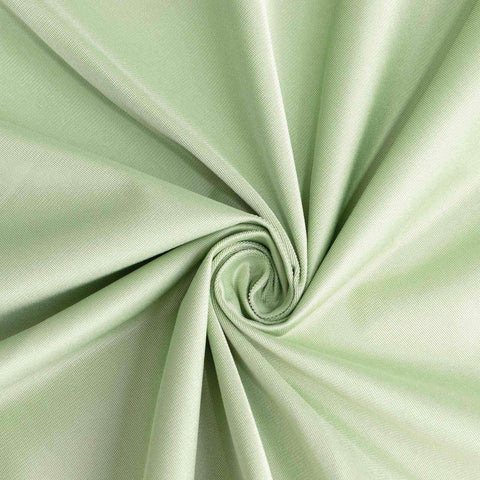 Scuba Round 132" Tablecloth Sage Green - Wrinkle Free & Stain Resistant Seamless Table Cover