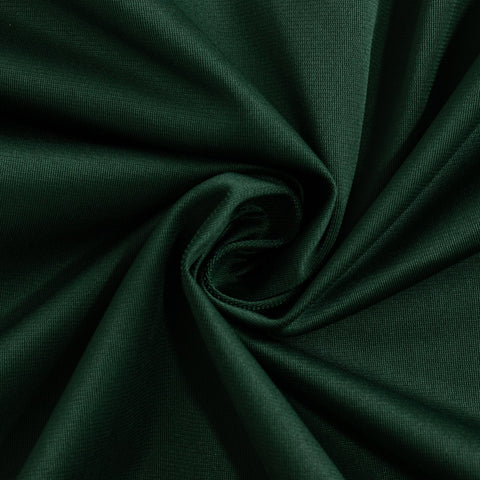 Scuba Round 90" Tablecloth Hunter Emerald Green - Wrinkle Free & Stain Resistant Table Cover